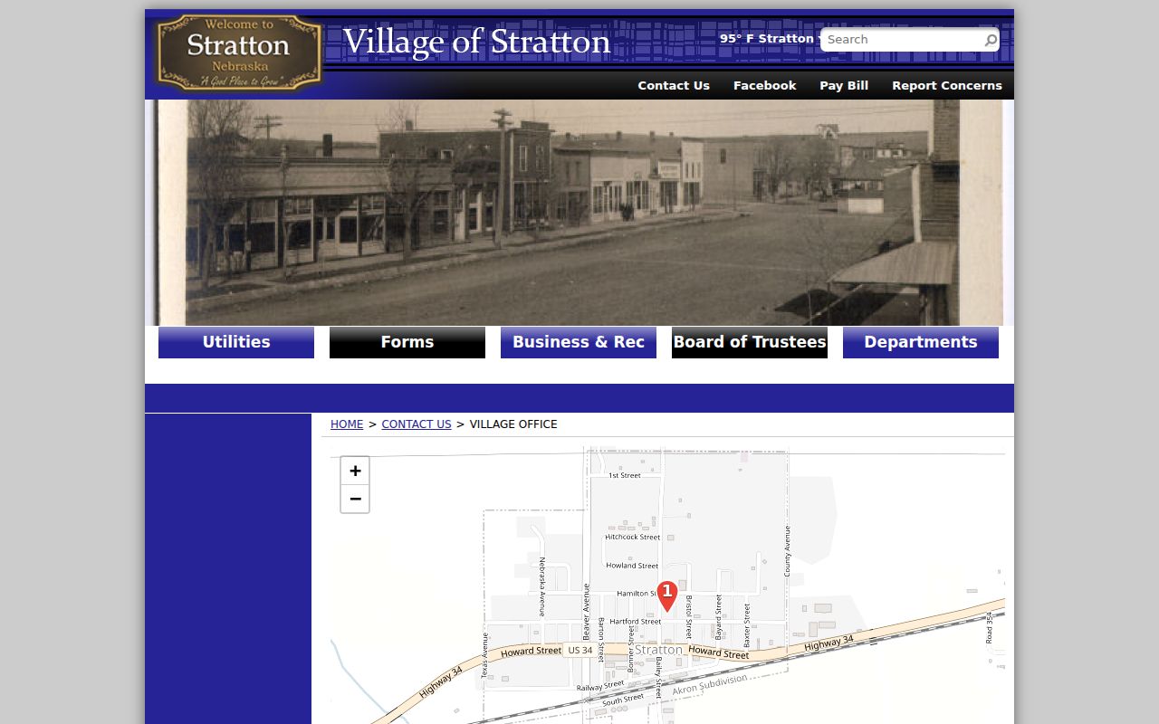 Stratton court docket village office and ordinance record contact